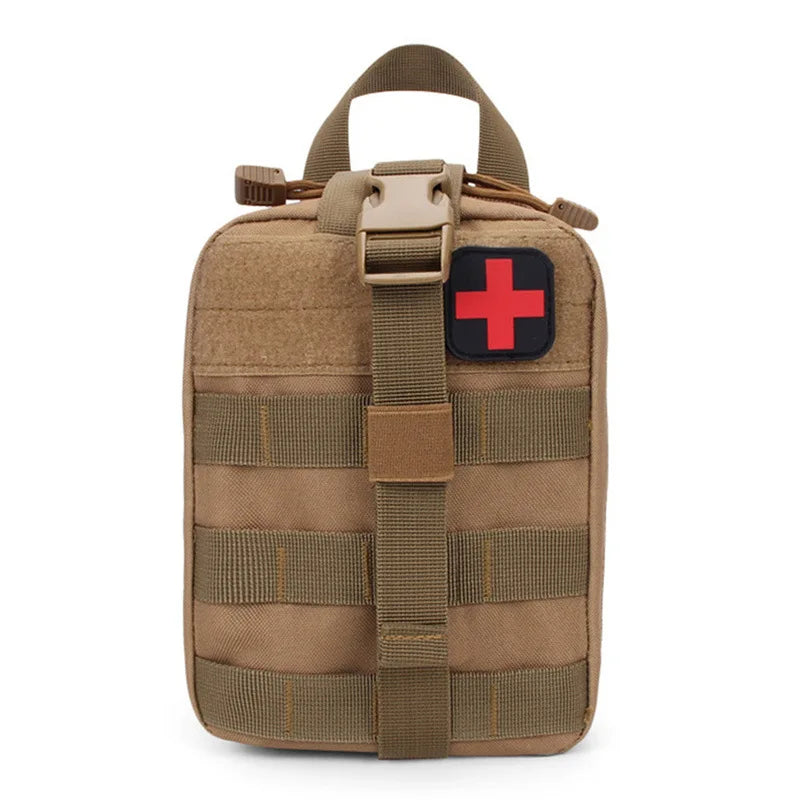 Tactical Outdoor First Aid Kit – Compact Emergency Medical Pouch for Camping, Hiking, Travel & Vehicle Safety