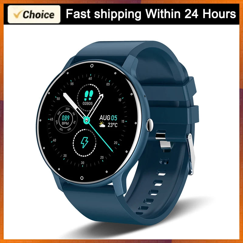 LIGE 2026 Smart Watch for Men & Women – Fitness Tracker with Heart Rate Monitor, Waterproof Sports Watch, Bluetooth Call & Activity Tracker for Android & iOS