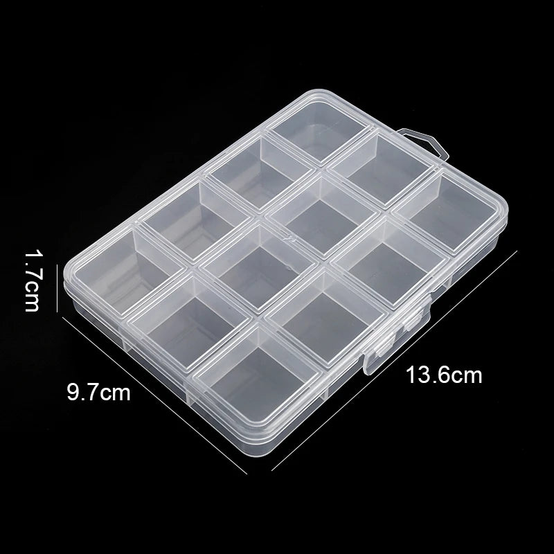 Clear Jewelry & Bead Organizer Box