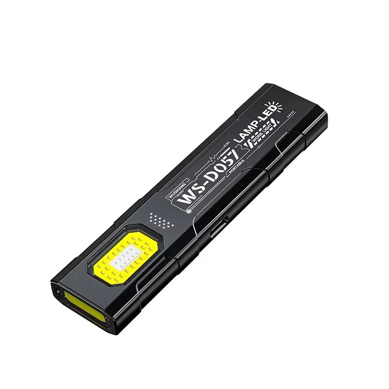 Multi-Functional EDC Flashlight – Magnetic Portable Work Light with Warning Flasher, Strong Beam & Clip for Outdoor, Emergency & Maintenance