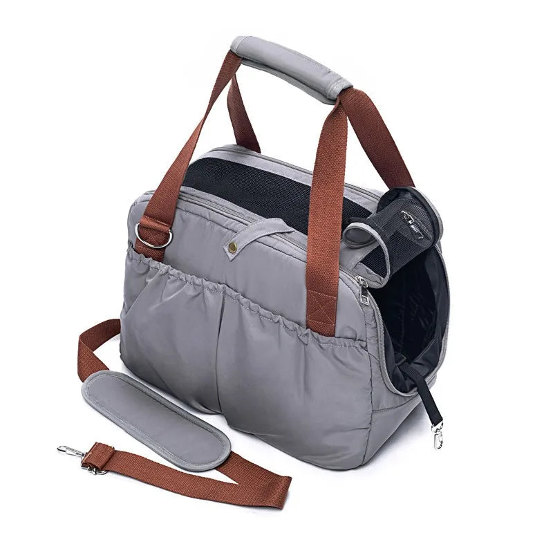 Portable 3-in-1 Pet Travel Carrier & Car Seat – Soft-Sided Portable Dog & Cat Travel Bag
