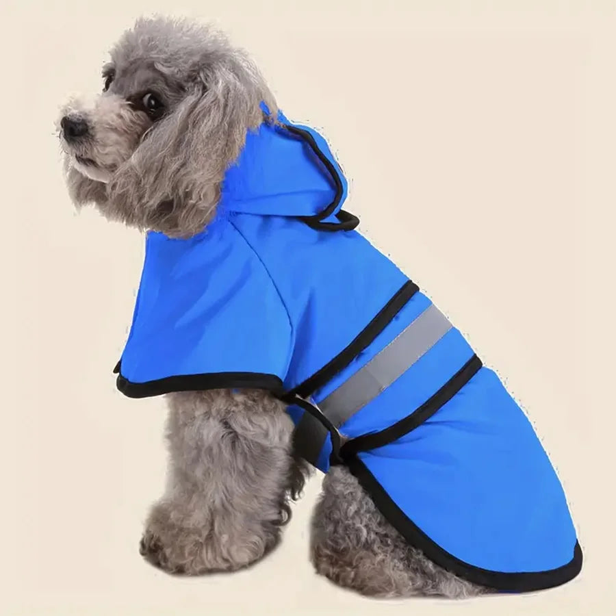 StormPaws™ Waterproof Dog Raincoat – Reflective Hooded Rain Jacket for Small, Medium & Large Dogs