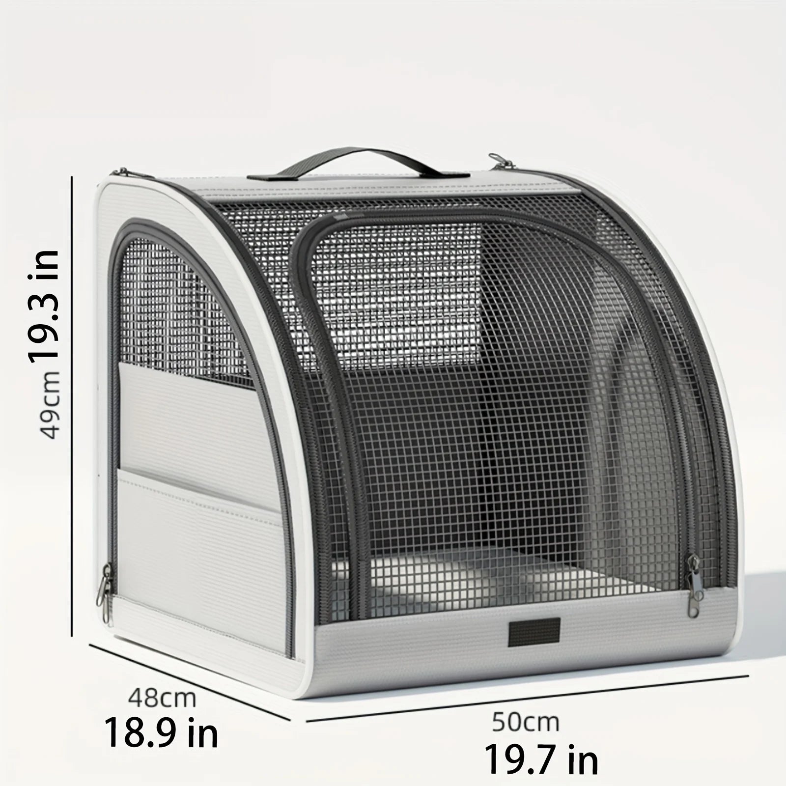 Premium Portable Pet Car Seat & Travel Bed – Foldable Safety Carrier for Dogs & Cats