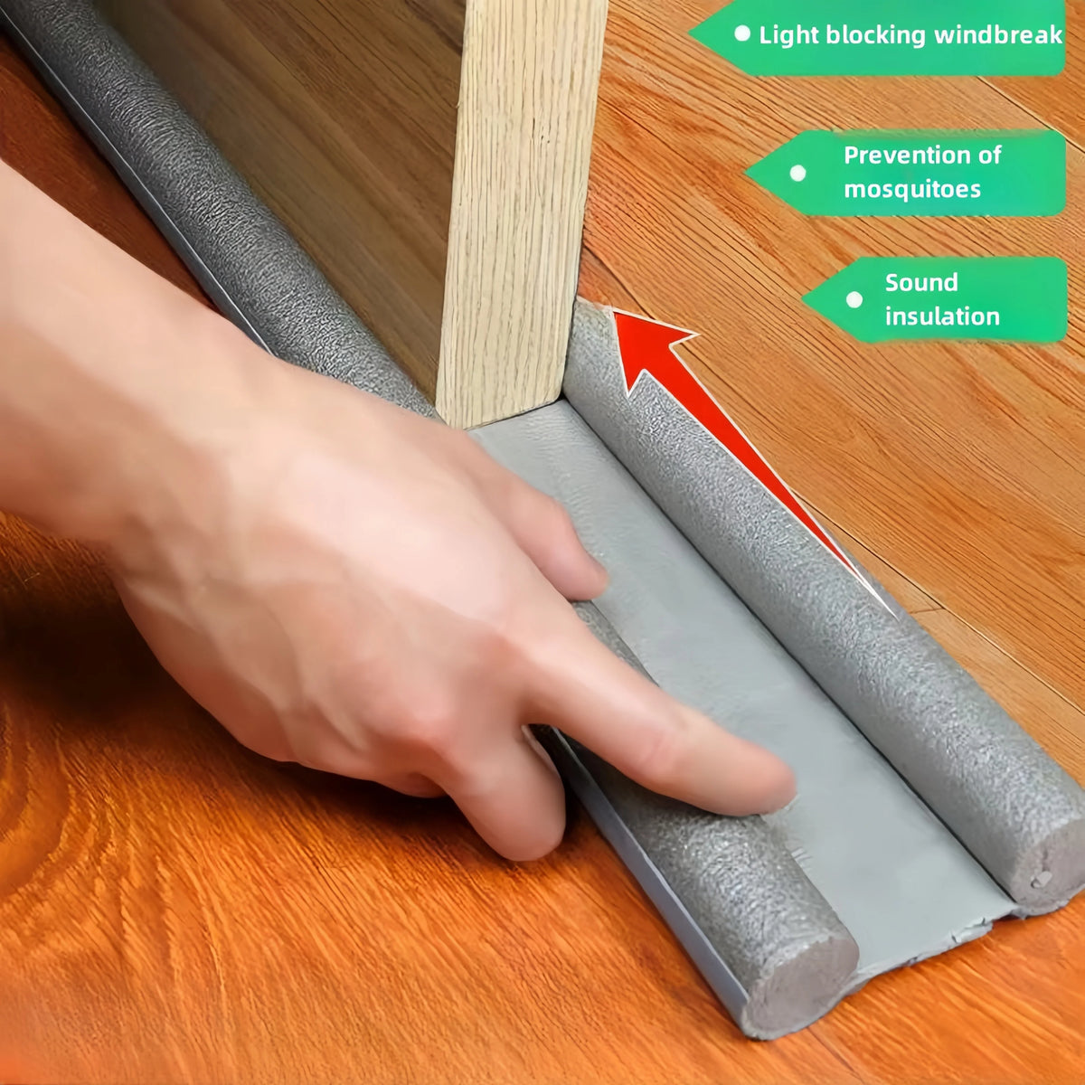 1PC/5PC Door Draft Stopper Weatherproof Bottom Seal - Flexible Wind & Noise Blocker