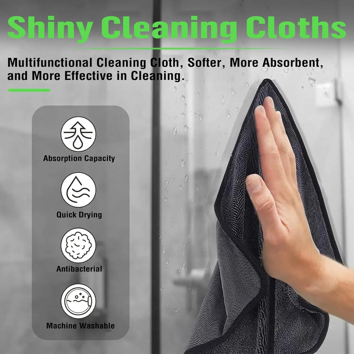 Premium Ultra Absorbent Microfiber Cleaning Cloth