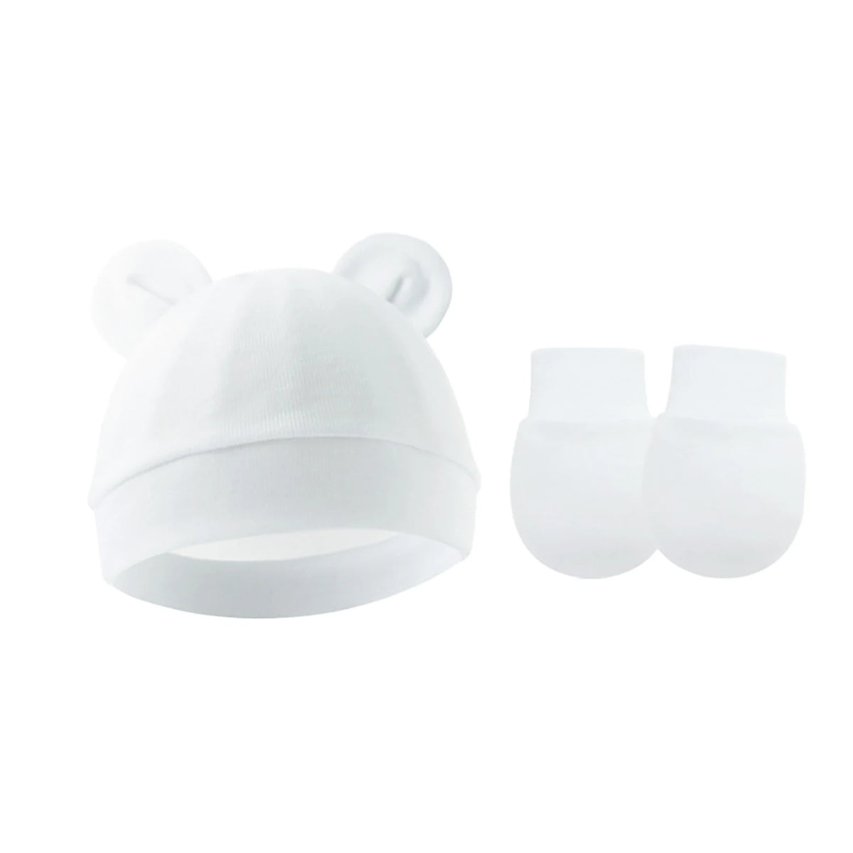 Cute Bear Ears Baby Beanie Hat – Soft Cotton Infant Cap 0-12 Months