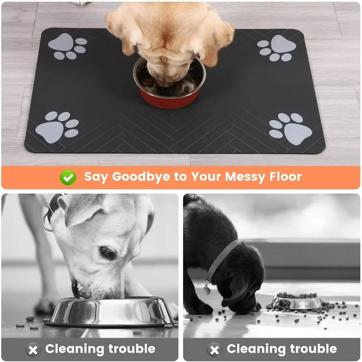 CloudRest™ Quick-Dry Pet Feeding Mat