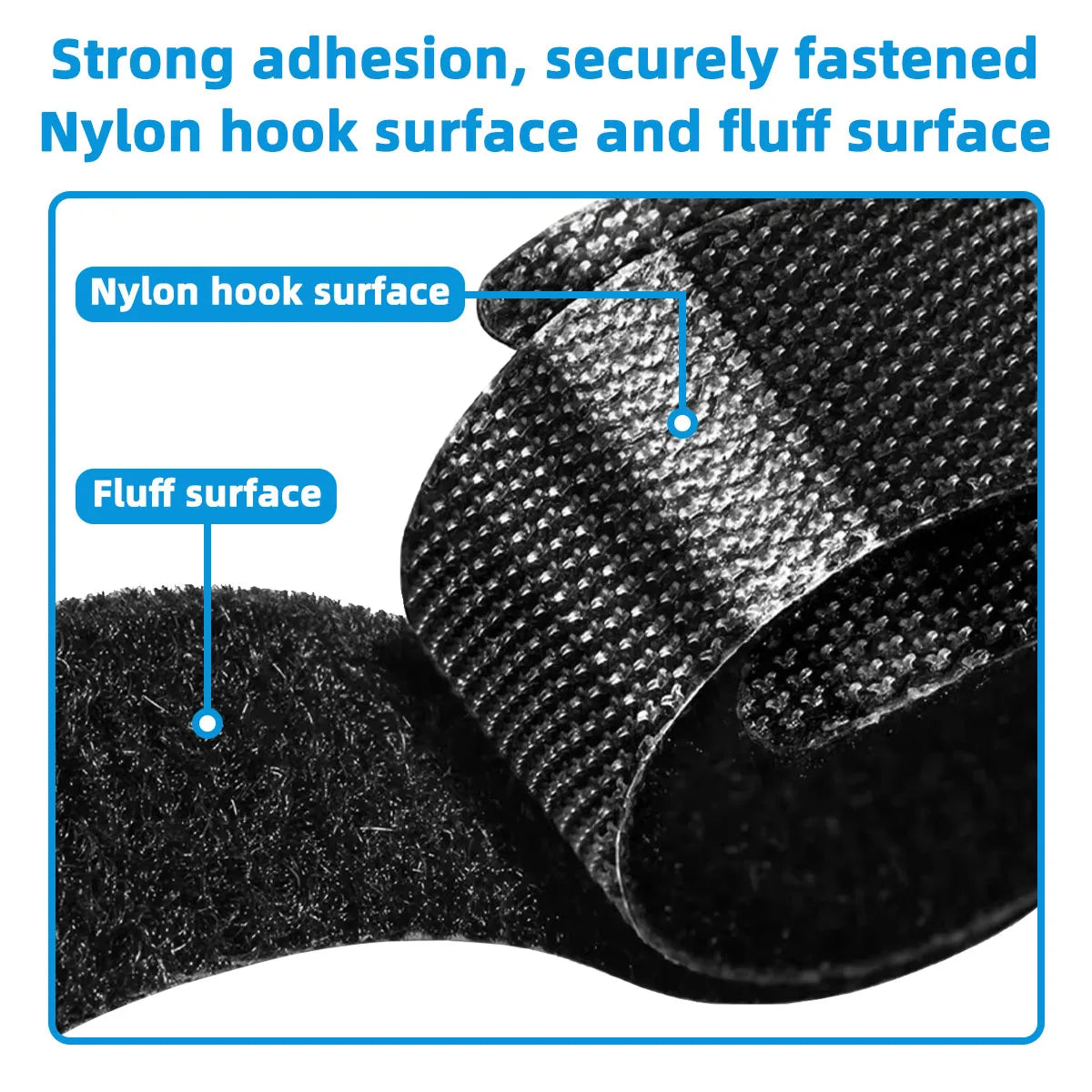 Premium Reusable Hook & Loop Cable Management Straps – Adjustable Cord Organizer Ties for Home, Office, Travel & Electronics (5, 10, 15 or 20 Pack)