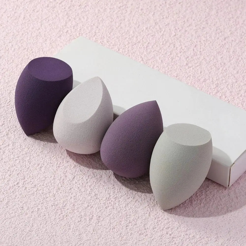 4 Pcs Beauty Egg Makeup Sponge Blenders Set – Soft Foundation Applicator, Beauty Sponges for Flawless Makeup