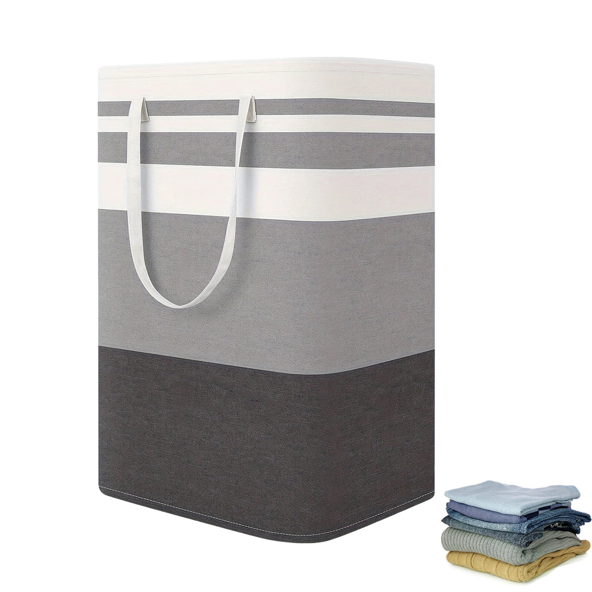 75L Foldable Laundry Hamper with Handles