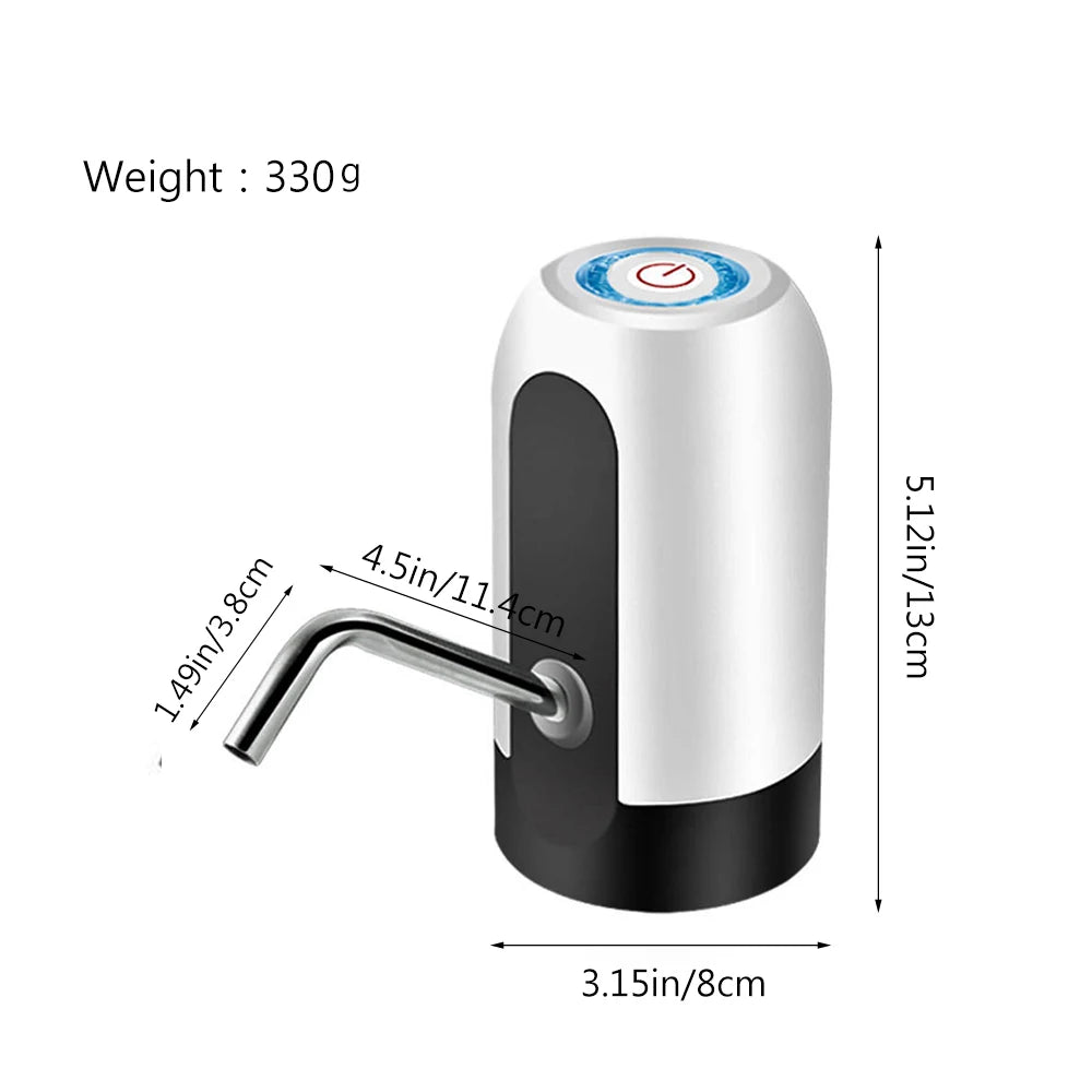 USB Rechargeable Automatic Water Bottle Pump – Portable Electric Water Dispenser