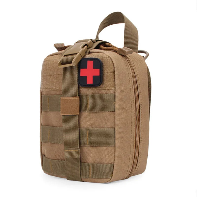 Tactical Outdoor First Aid Kit – Compact Emergency Medical Pouch for Camping, Hiking, Travel & Vehicle Safety