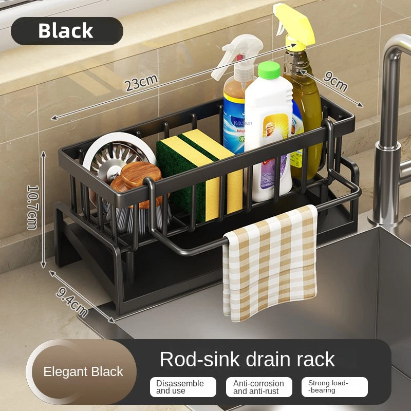 Self-Draining Kitchen Sink Organizer