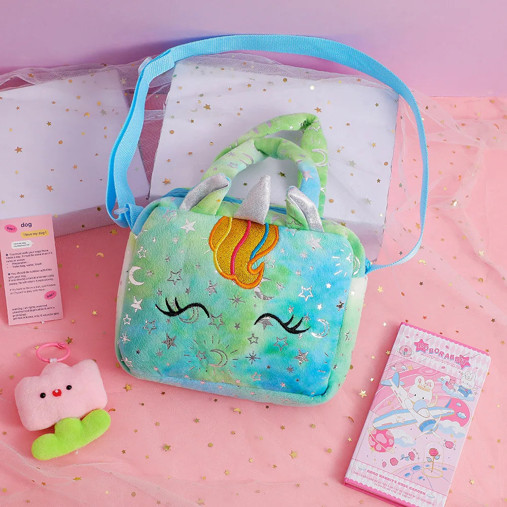 Unicorn Crossbody Bag for Girls - Kids Shoulder Purse Handbag