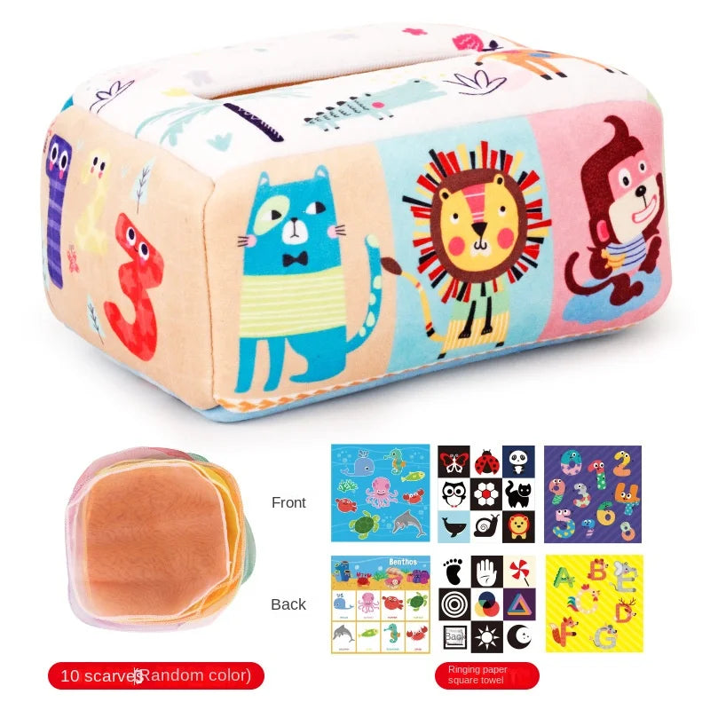 SensoryFun™ Montessori Tissue Box Toy