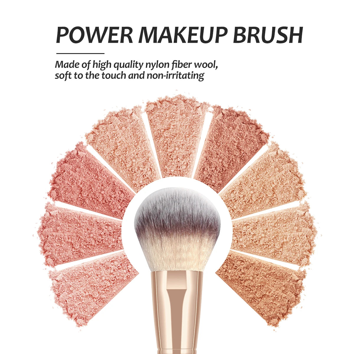 MAANGE 7Pcs Professional Makeup Brush Set – Soft Bristles Foundation, Powder, Concealer, Blush & Blending Brushes for Flawless Makeup