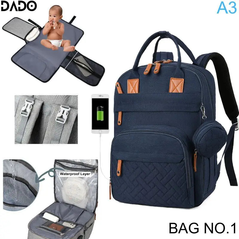 Waterproof Diaper Backpack