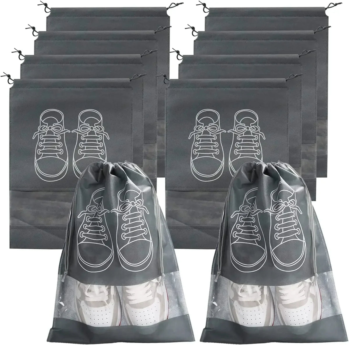 Travel Shoe Storage Bags (5/10 Pack)