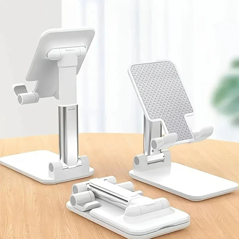 Adjustable Foldable Phone & Tablet Stand – Universal Desktop Holder for iPhone, Android & iPad
