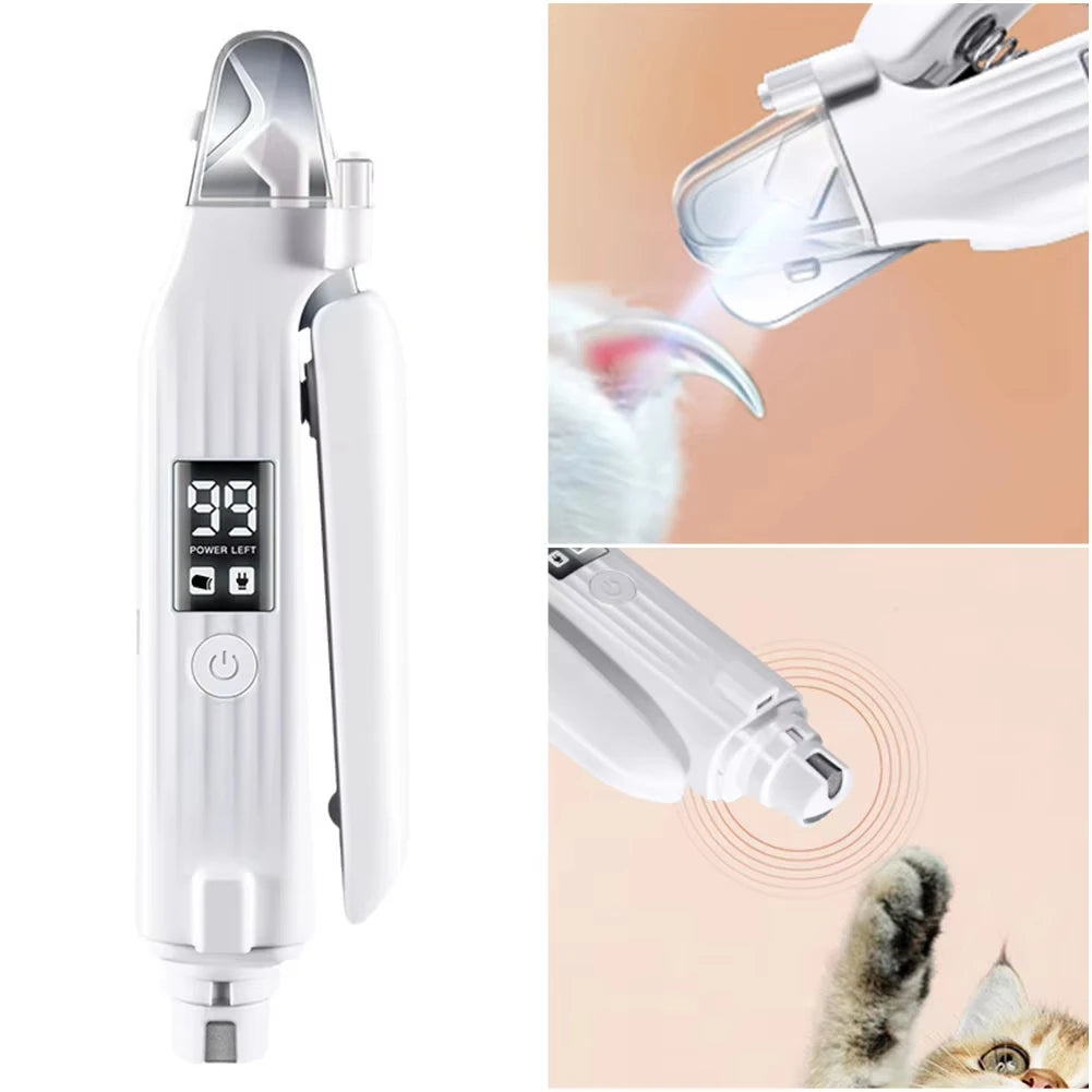 PawTrim Pro™ 2-in-1 Pet Nail Trimmer