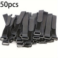 50-Pack Reusable Cable Management Straps – Adjustable Hook & Loop Cable Ties