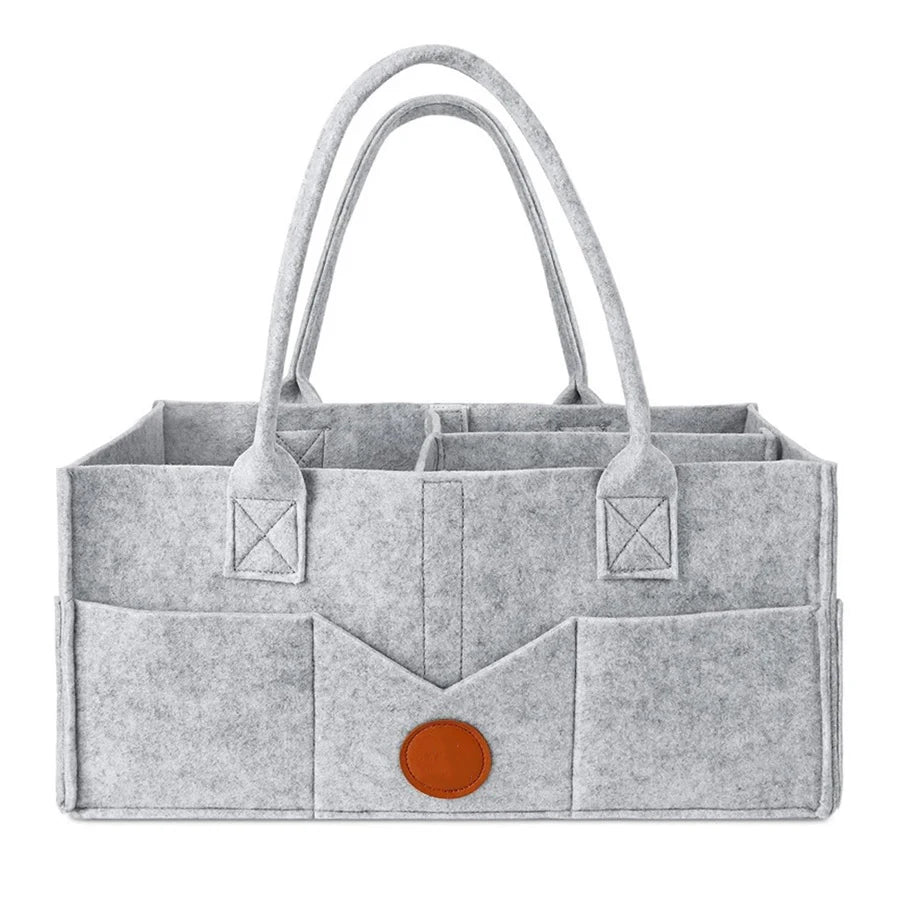 Felt Diaper Caddy Organizer – Large Capacity