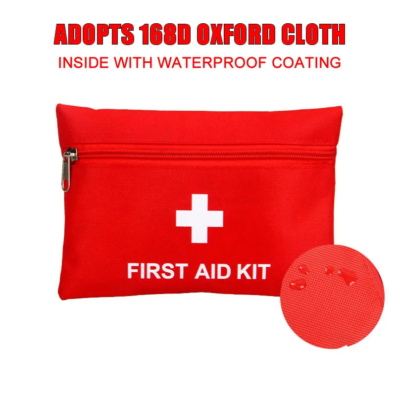 50-Piece Emergency First Aid Kit – Compact Medical Kit for Home, Car, Travel, Camping & Outdoor Safety