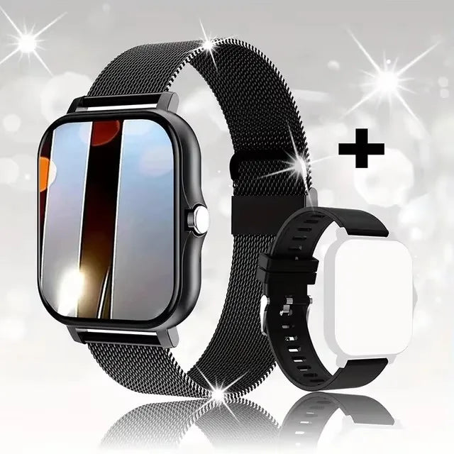 1.83" Waterproof Smart Watch for Men & Women – Bluetooth Call, Message Reply, Heart Rate & Sleep Monitor, Fitness Tracker with Pedometer for iPhone & Android
