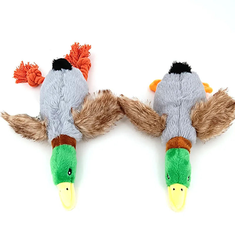 CloudRest™ Squeaky Duck Rope Toy