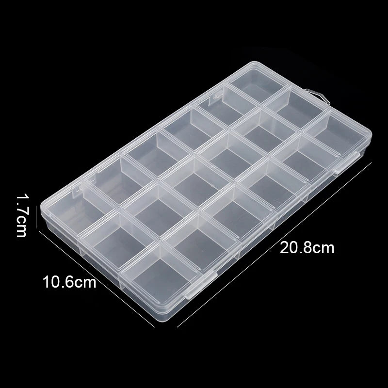 Clear Jewelry & Bead Organizer Box