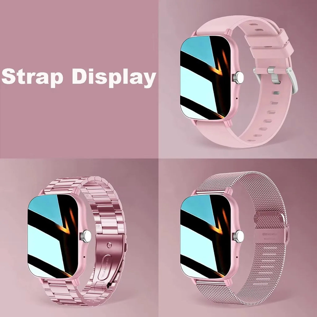 1.83" Waterproof Smart Watch for Men & Women – Bluetooth Call, Message Reply, Heart Rate & Sleep Monitor, Fitness Tracker with Pedometer for iPhone & Android