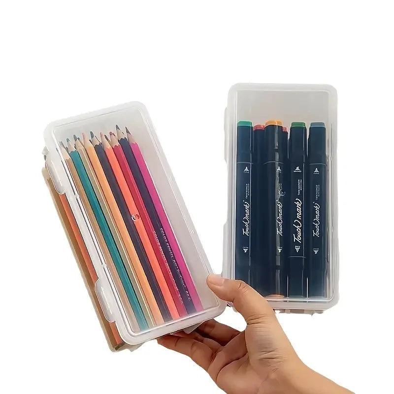 4-Pack Clear Storage Organizer Boxes