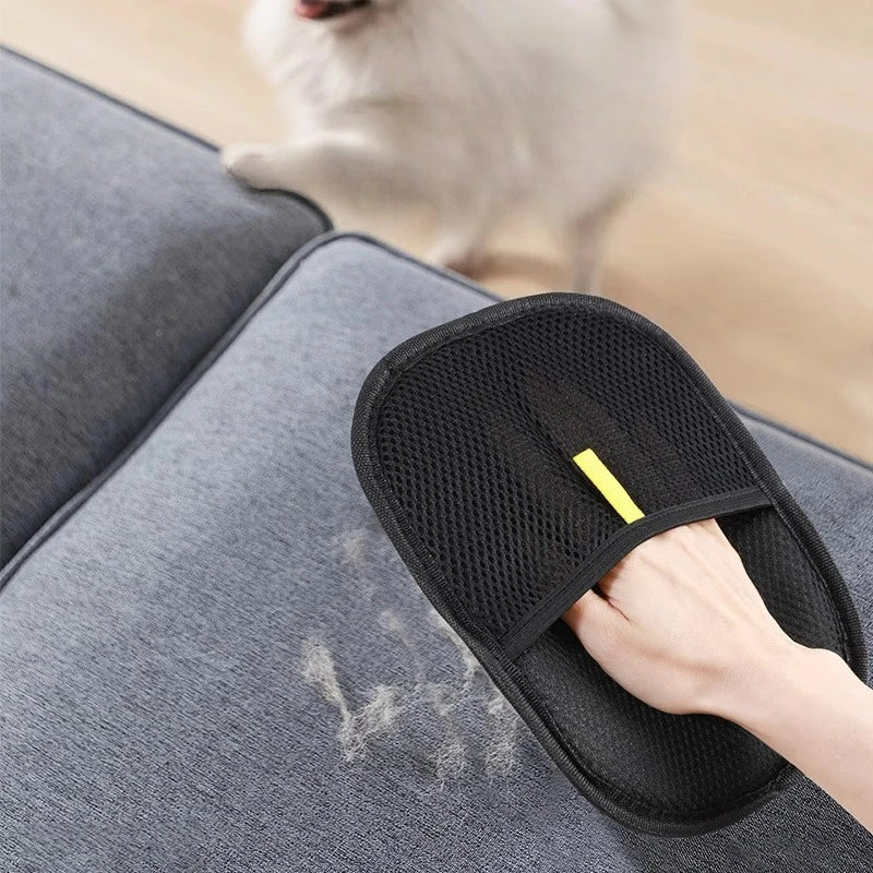 FurSweep™ Reusable Pet Hair Remover Glove for Furniture, Clothing & Car Seats