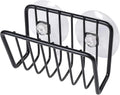 Stainless Steel Sponge Holder for Kitchen Sink - Suction Cup Wall Mount Sponge Caddy Organizer