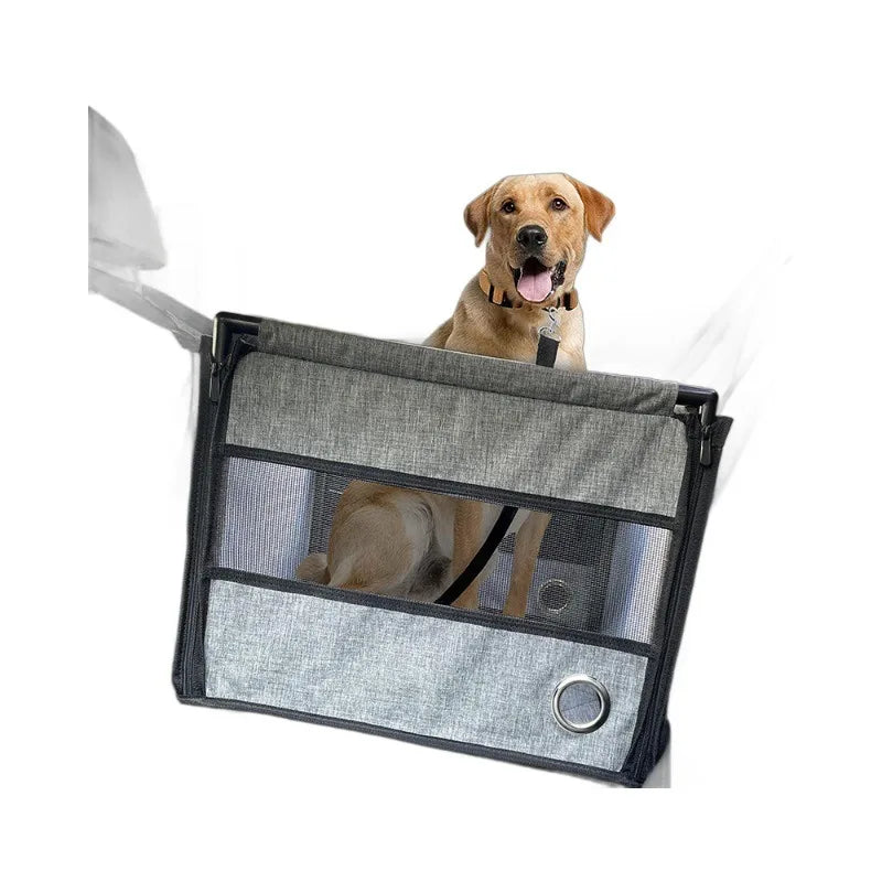Premium Waterproof Dog Car Seat – Secure Travel Booster with Safety Leash for Small & Medium Dogs