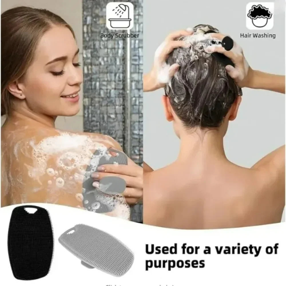 Soft Silicone Body Cleansing Brush – Exfoliating Shower Scrub & Massage Tool for Deep Cleansing & Skin Renewal