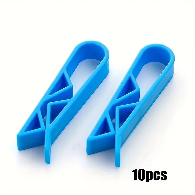 10 Non-Slip Trash Bag Holder Clips – Reusable Garbage Bag Clips for Kitchen, Bathroom & Office Bins