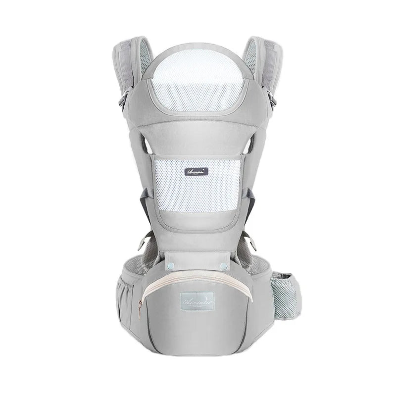 Ergonomic Baby Carrier with Hip Seat – Front Facing & Travel Backpack (0-2 Years)