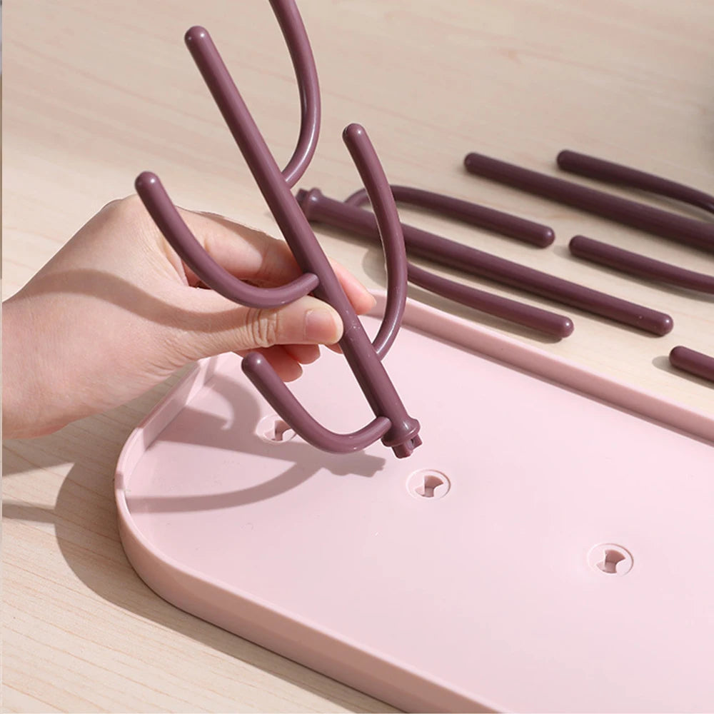 Baby Bottle Drying Rack Organizer