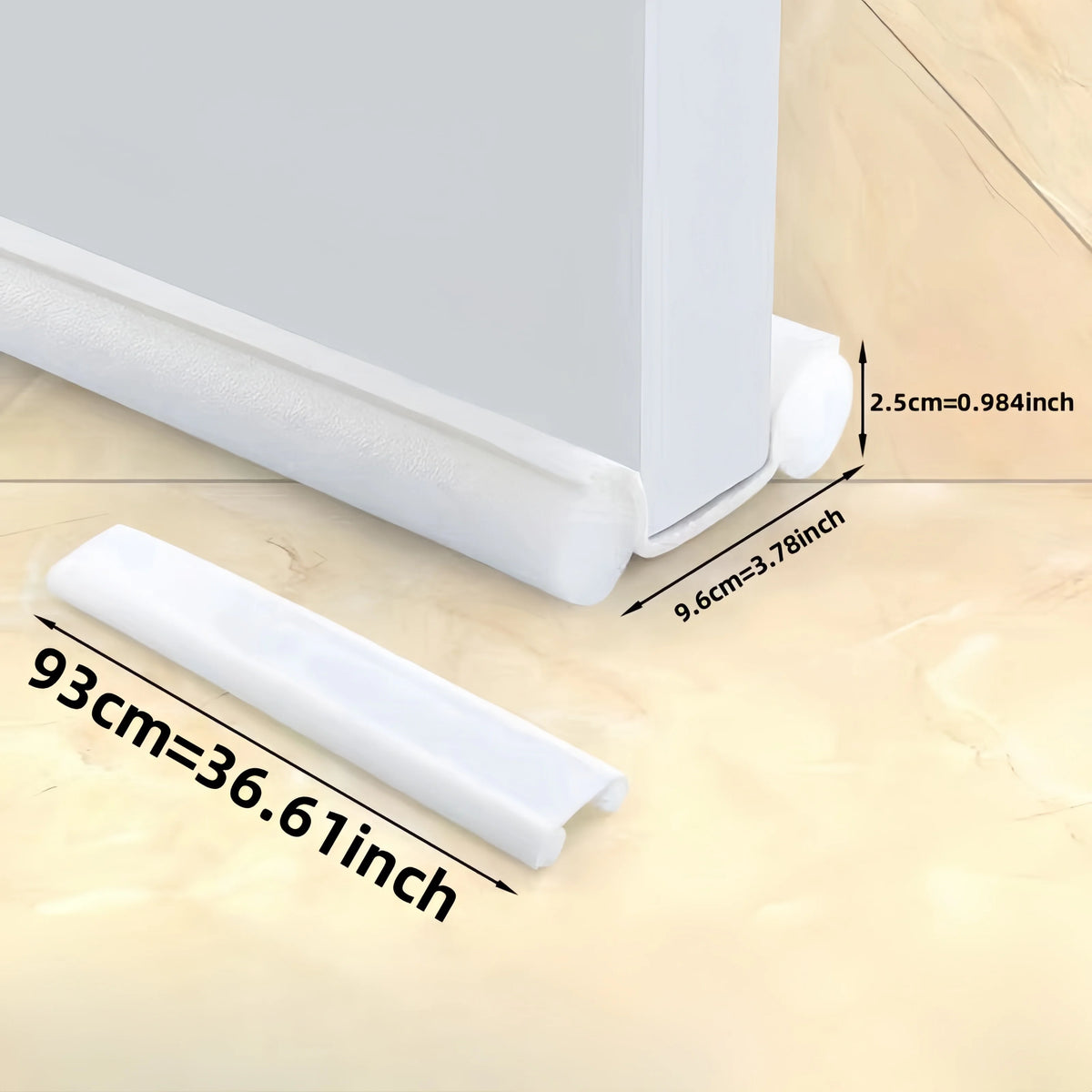 1PC/5PC Door Draft Stopper Weatherproof Bottom Seal - Flexible Wind & Noise Blocker