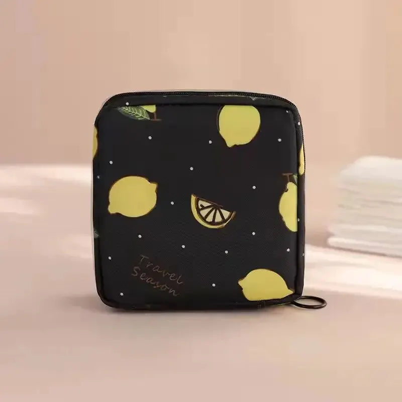 Portable Waterproof Feminine Hygiene Travel Pouch – Discreet Sanitary Pad & Tampon Organizer