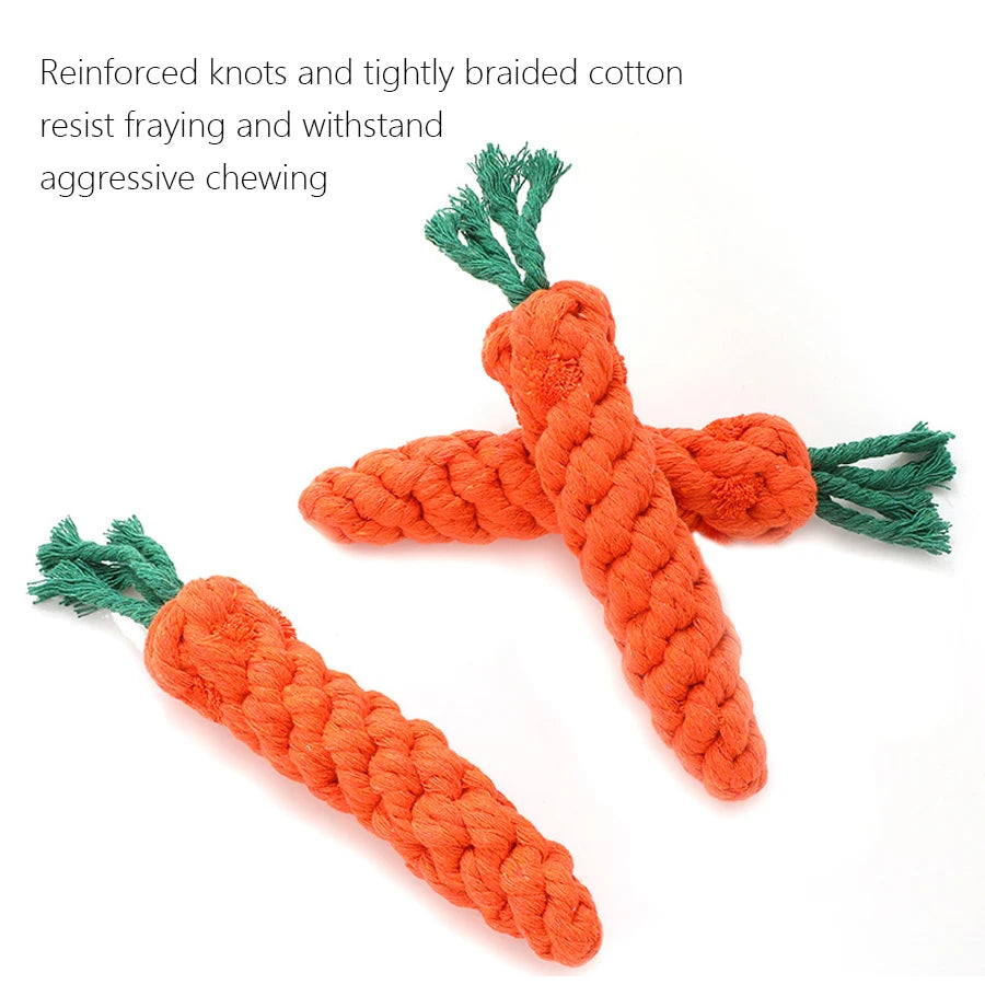 CloudRest™ Carrot Rope Chew Toy