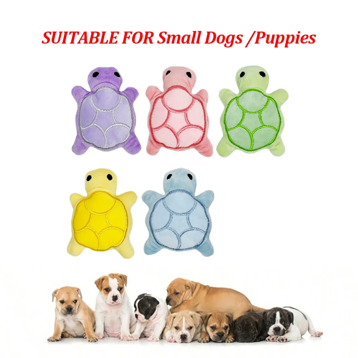CloudRest™ Mini Turtle Plush Dog Toy