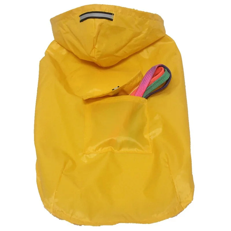 RainShield™ Waterproof Dog Raincoat – Reflective Hooded Rain Jacket for Small, Medium & Large Dogs