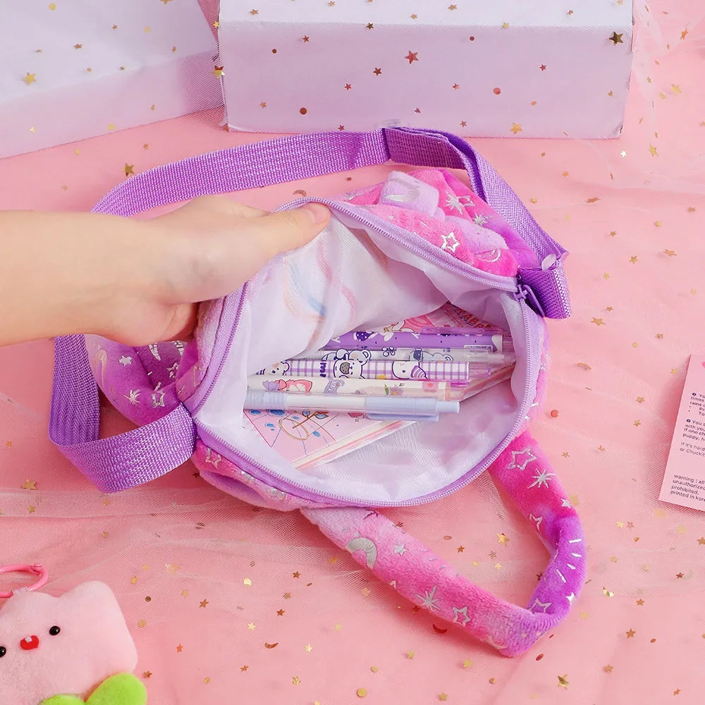 Unicorn Crossbody Bag for Girls - Kids Shoulder Purse Handbag
