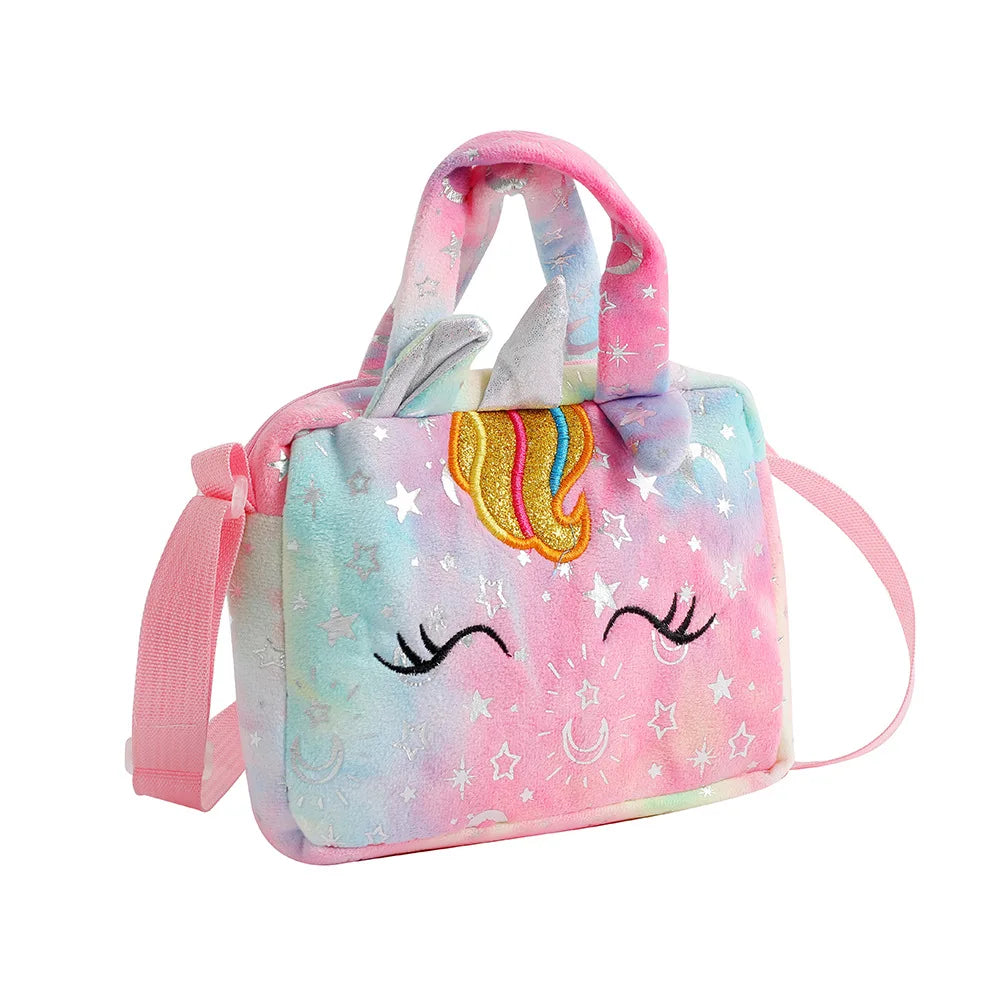 Unicorn Crossbody Bag for Girls - Kids Shoulder Purse Handbag