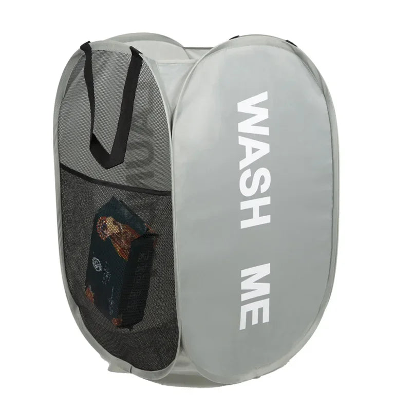 Collapsible Mesh Laundry Hamper