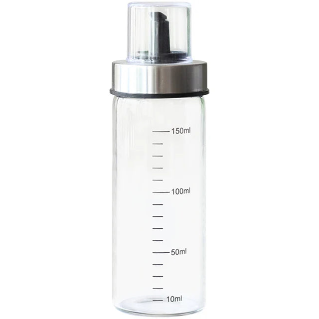 Glass Oil & Vinegar Dispenser Bottles – Leak-Proof Pourers for Cooking Oil, Sauce & Seasoning (Multiple Sizes)