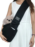 Luxury Pet Sling Carrier | Comfortable Shoulder Travel Bag for Small Dogs, Puppies & Cats