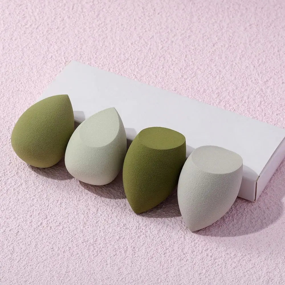 4 Pcs Beauty Egg Makeup Sponge Blenders Set – Soft Foundation Applicator, Beauty Sponges for Flawless Makeup